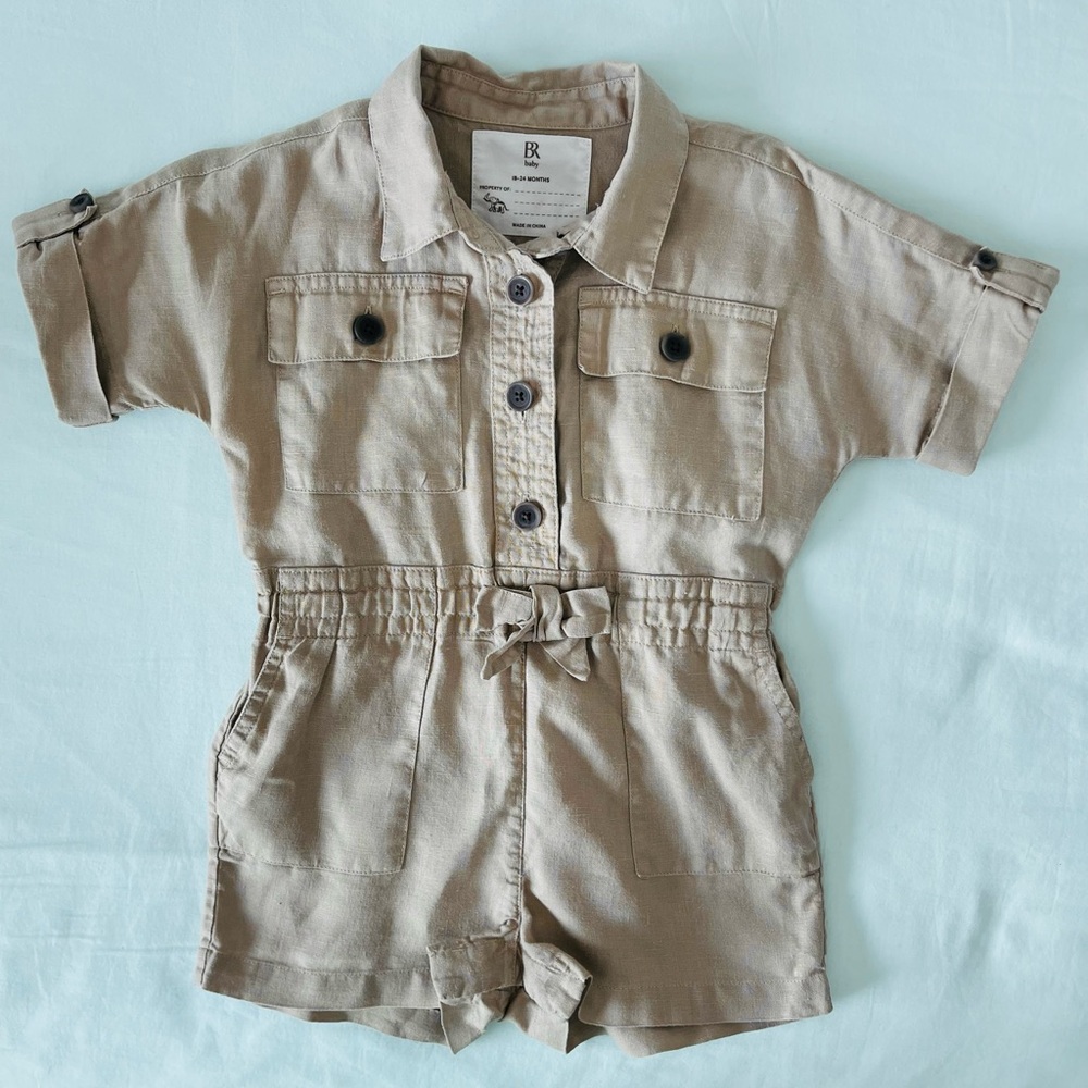 Banana Republic Kids Khaki Romper